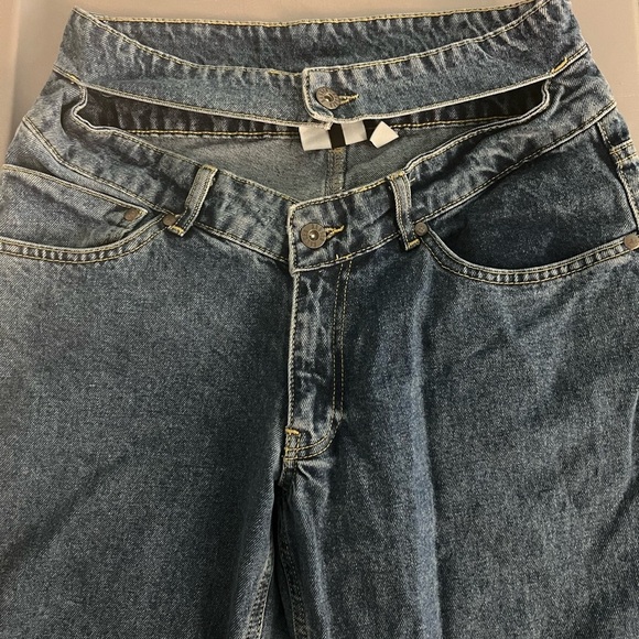 The Ragged Priest Women Double Waist Wide Leg Jeans - Picture 2 of 9